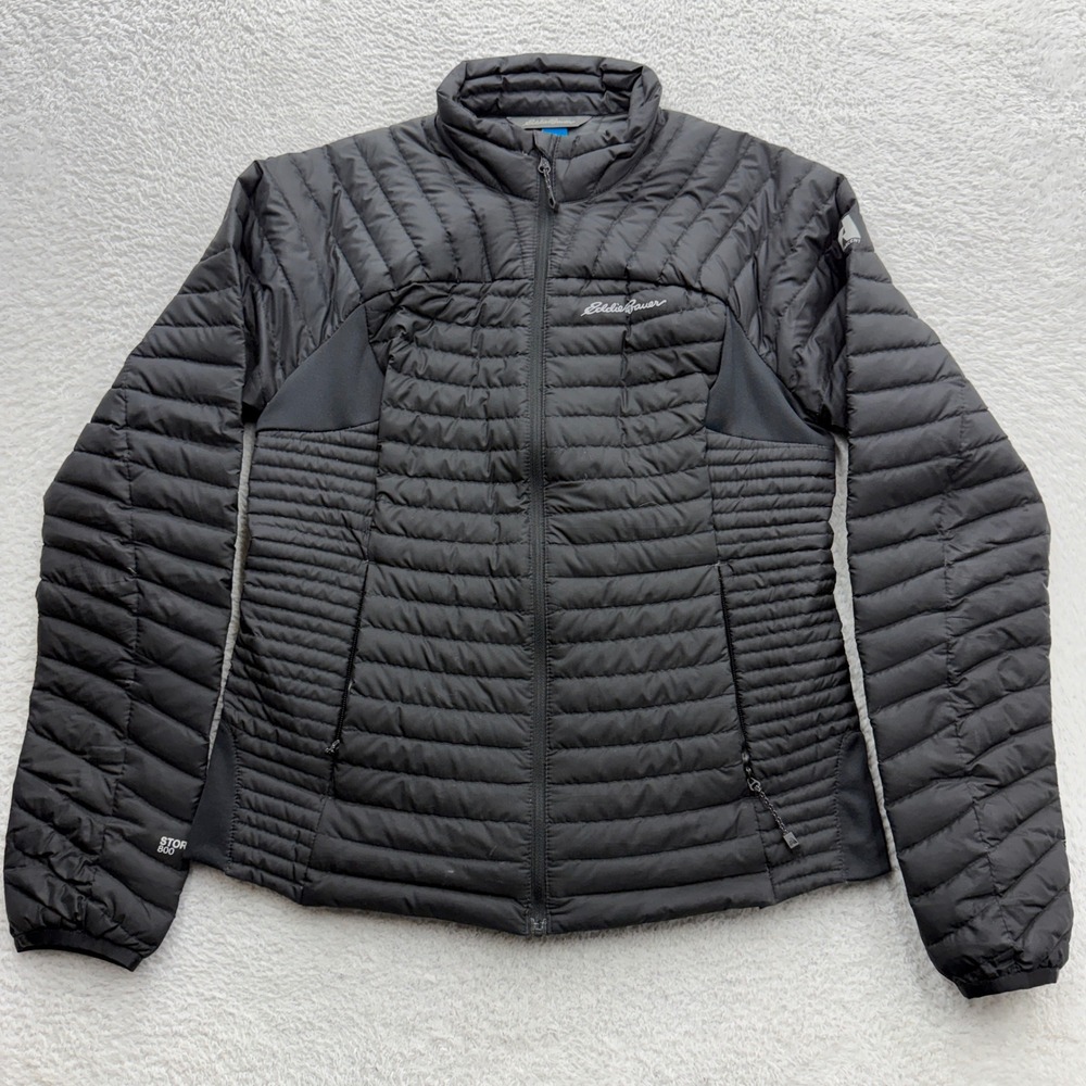 Eddie Bauer StormDown 800 First Ascent Black Puffer Jacket Women S Goose Down
